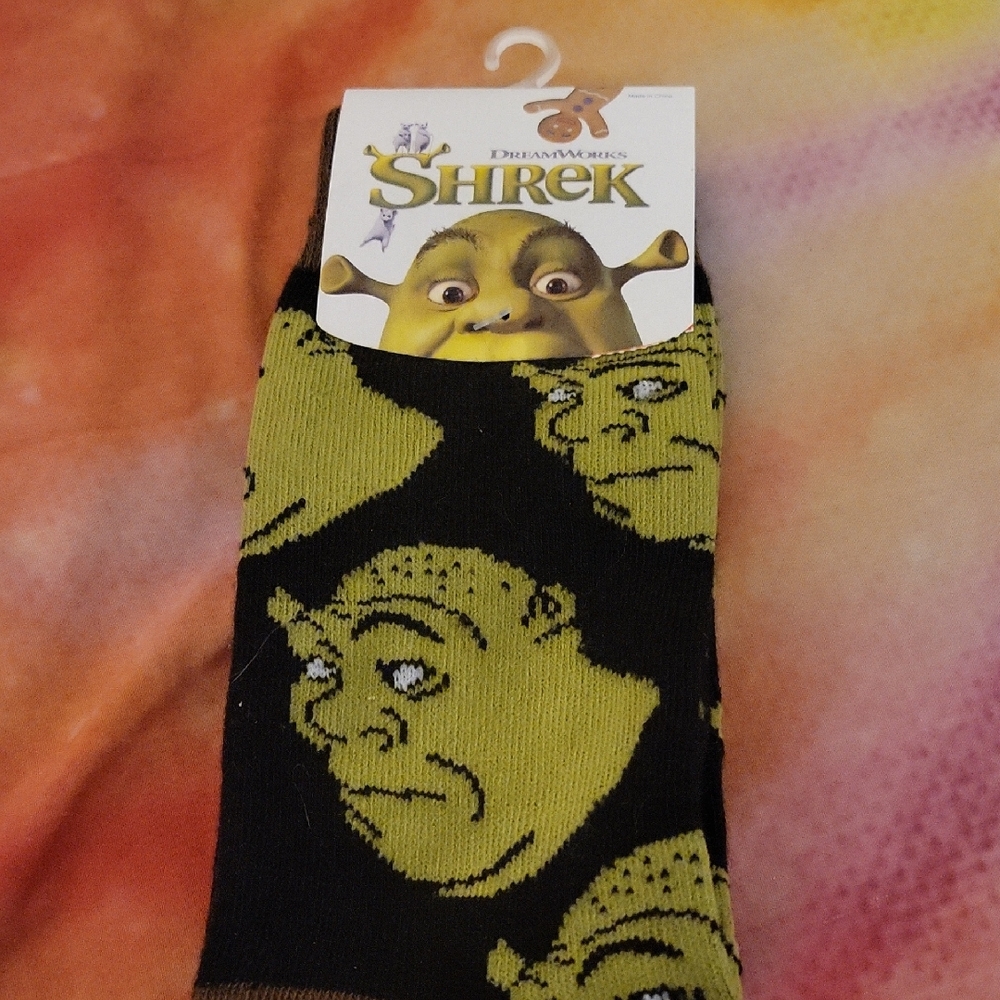Shrek Graphic Socks